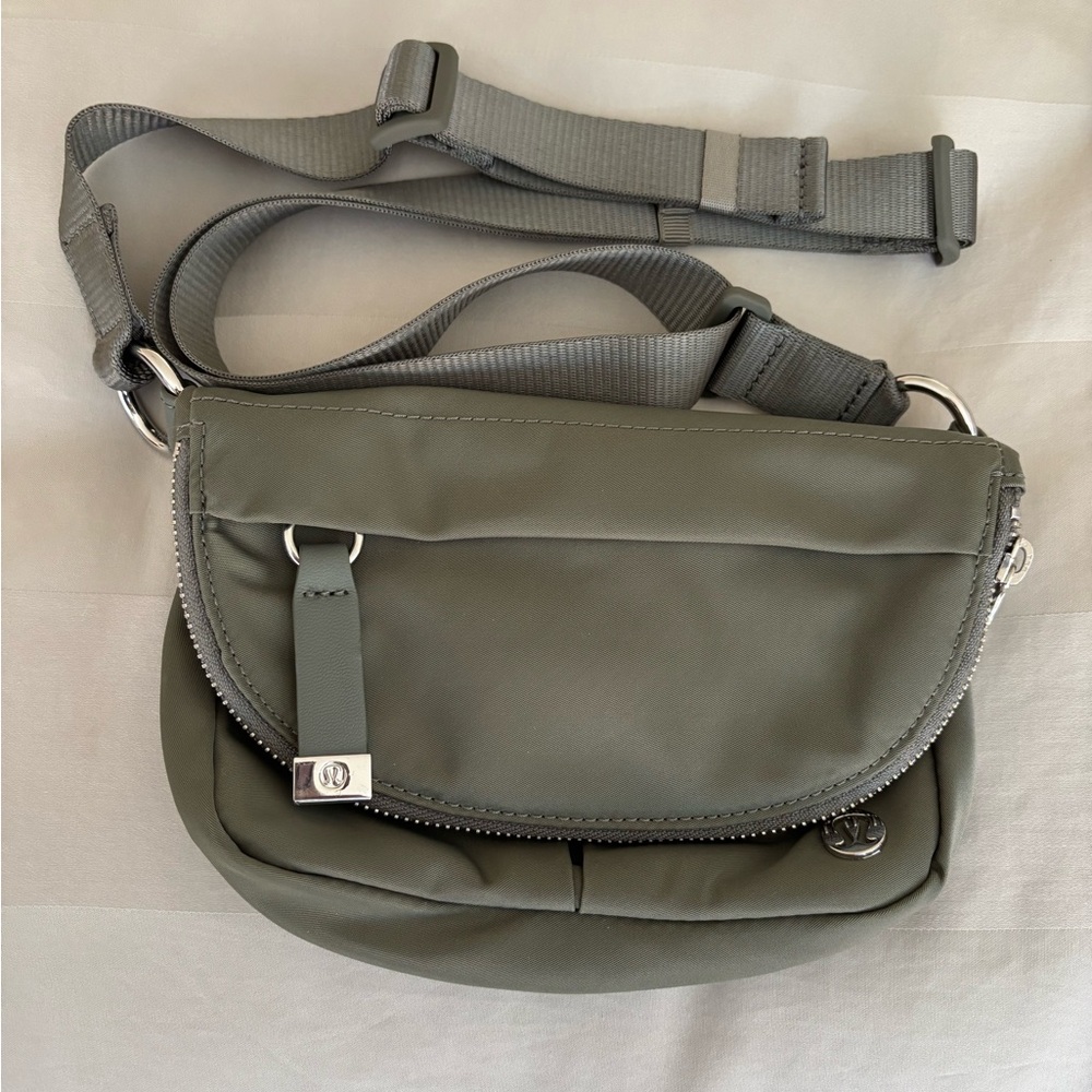 lululemon athletica Olive Green Crossbody Bag
